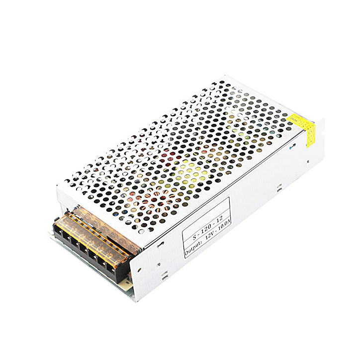 120W 10A 9CH DC12V Output Switch Mode CCTV Distribution Box Portable Power Supply For IR Camera Monitoring Equipment LED Tape Lights